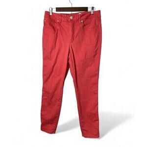 Seven7 Women's Coral High Rise Skinny Crop Pants Size 12